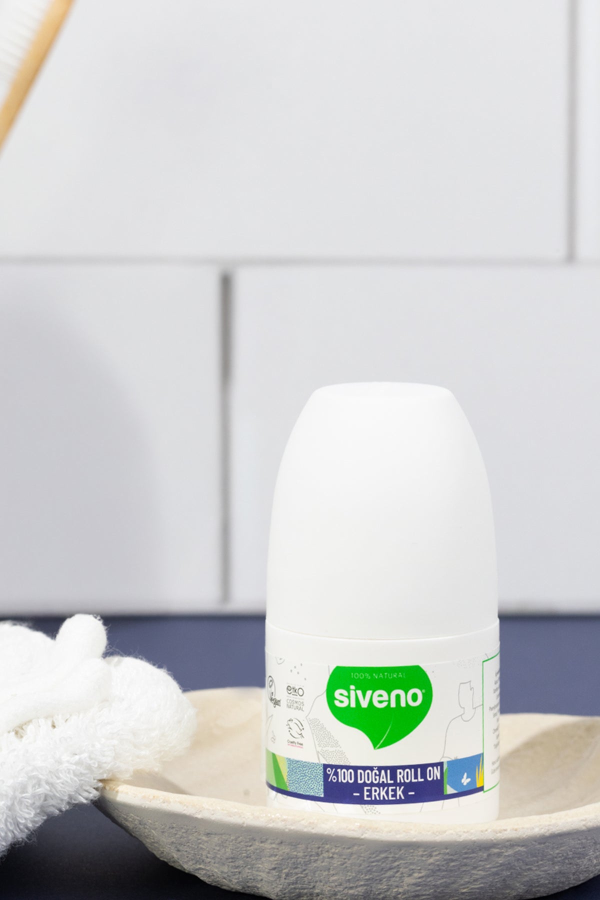 Siveno Natural Roll-On Deodorant Men 50ml (1.69 fl oz)