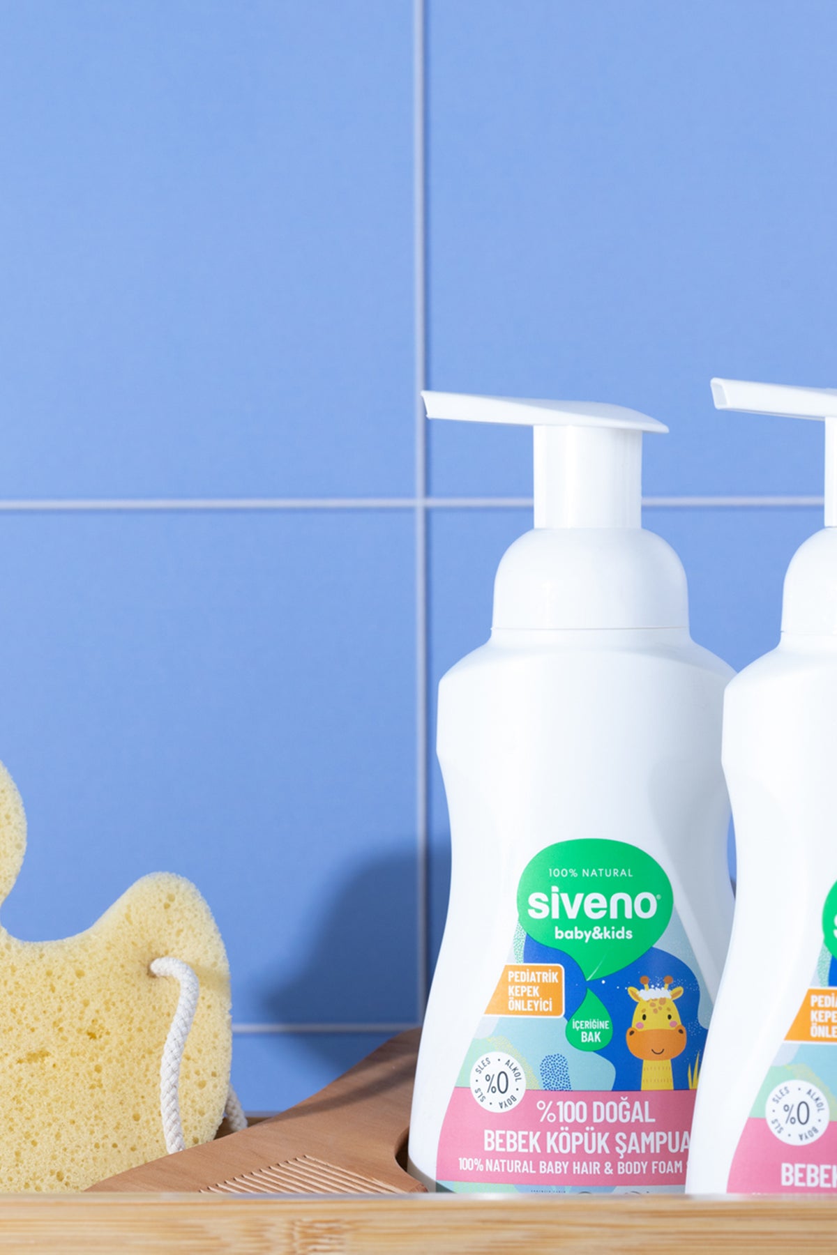 Siveno Natural Baby & Kids Natural Foam Soap 250ml (8.45 fl oz)