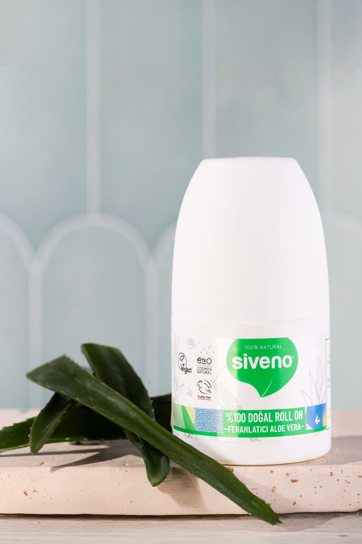 Siveno Natural Roll-on Aloe Vera 50ml (1.69 fl oz)