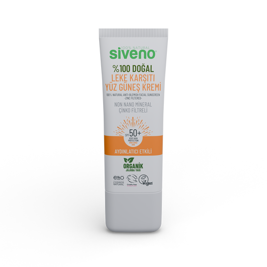 Siveno Natural Anti-Blemish Facial Sunscreen - Zinc Filtered 30ml (1.01 fl oz)