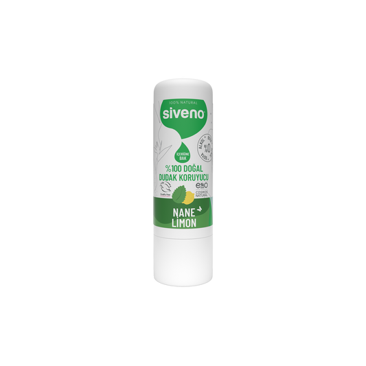 Siveno Natural Lip Balm - Mint&Lemon 6g (0.21 oz)