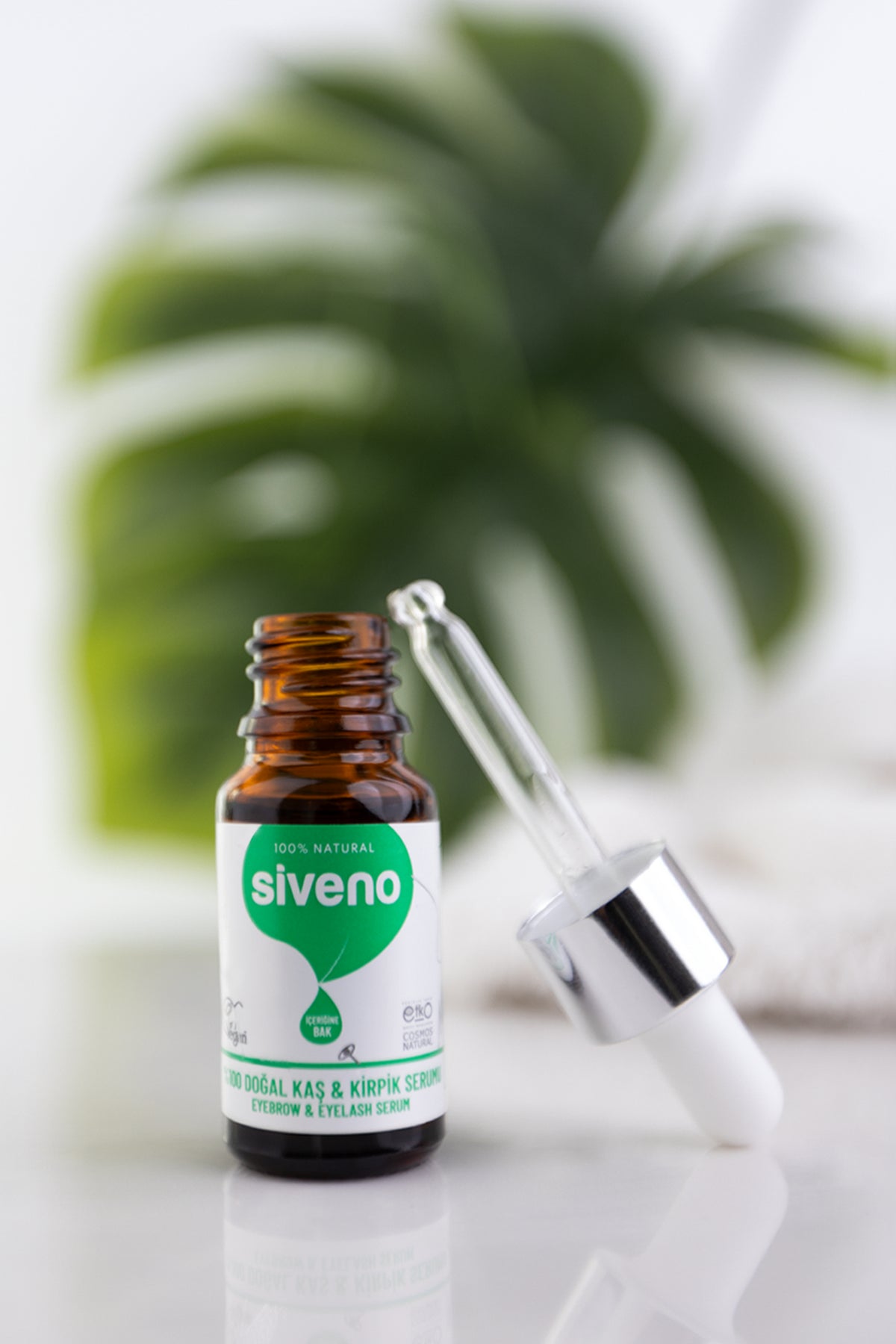 Siveno Natural Eyebrow & Eyelash Serum 10ml (0.34 fl oz)