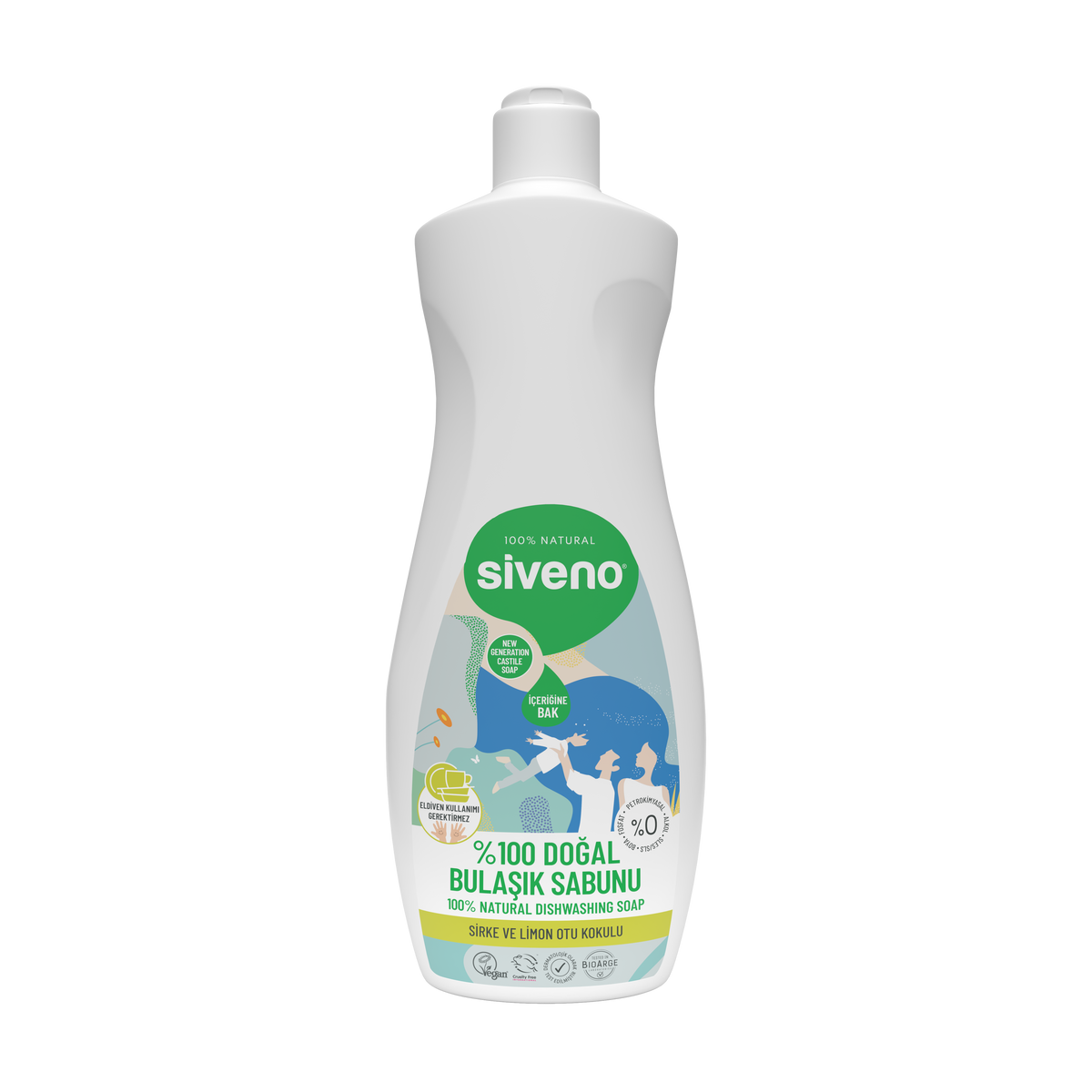 Siveno Natural Dishwashing Soap 500ml (16.91 fl oz)