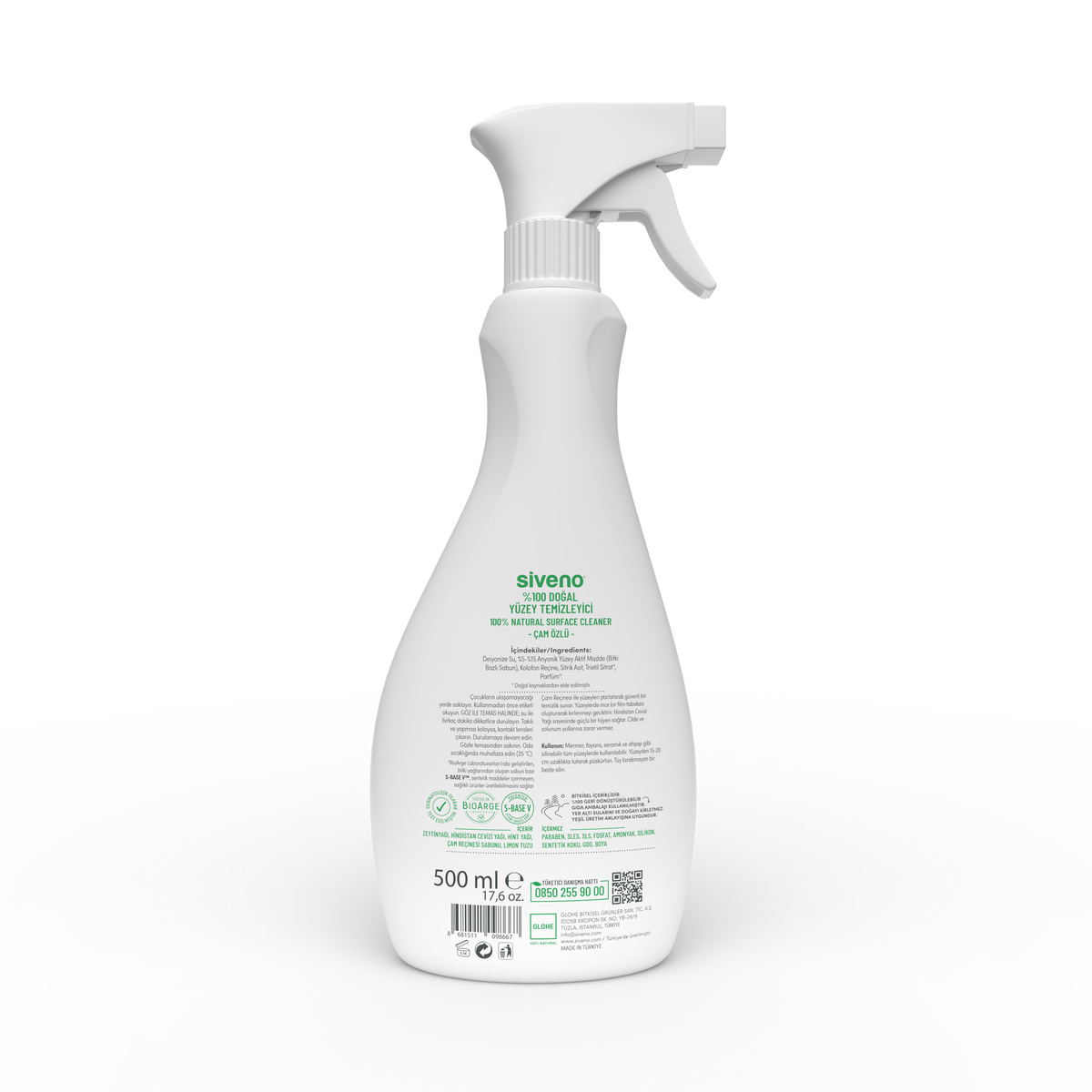 Siveno Natural Surface Cleaner 500ml (16.91 fl oz)