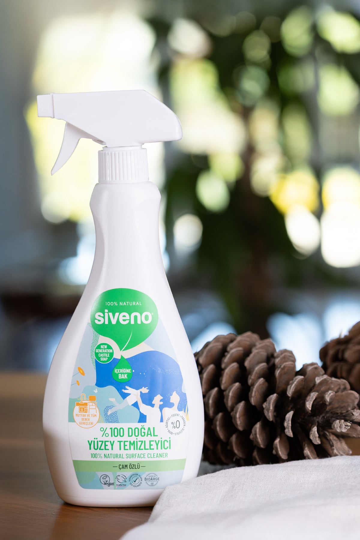 Siveno Natural Surface Cleaner 500ml (16.91 fl oz)