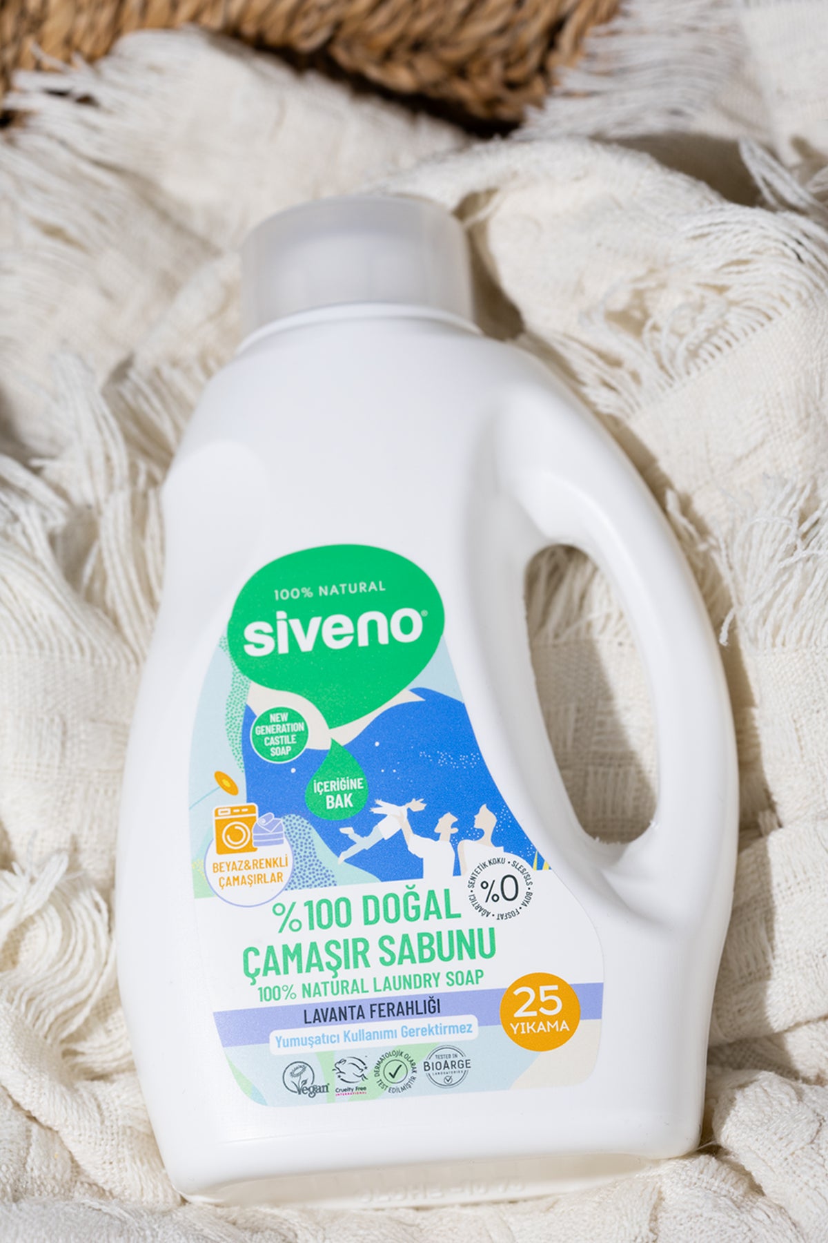 Siveno Natural Laundry Soap 750ml (25.36 fl oz)