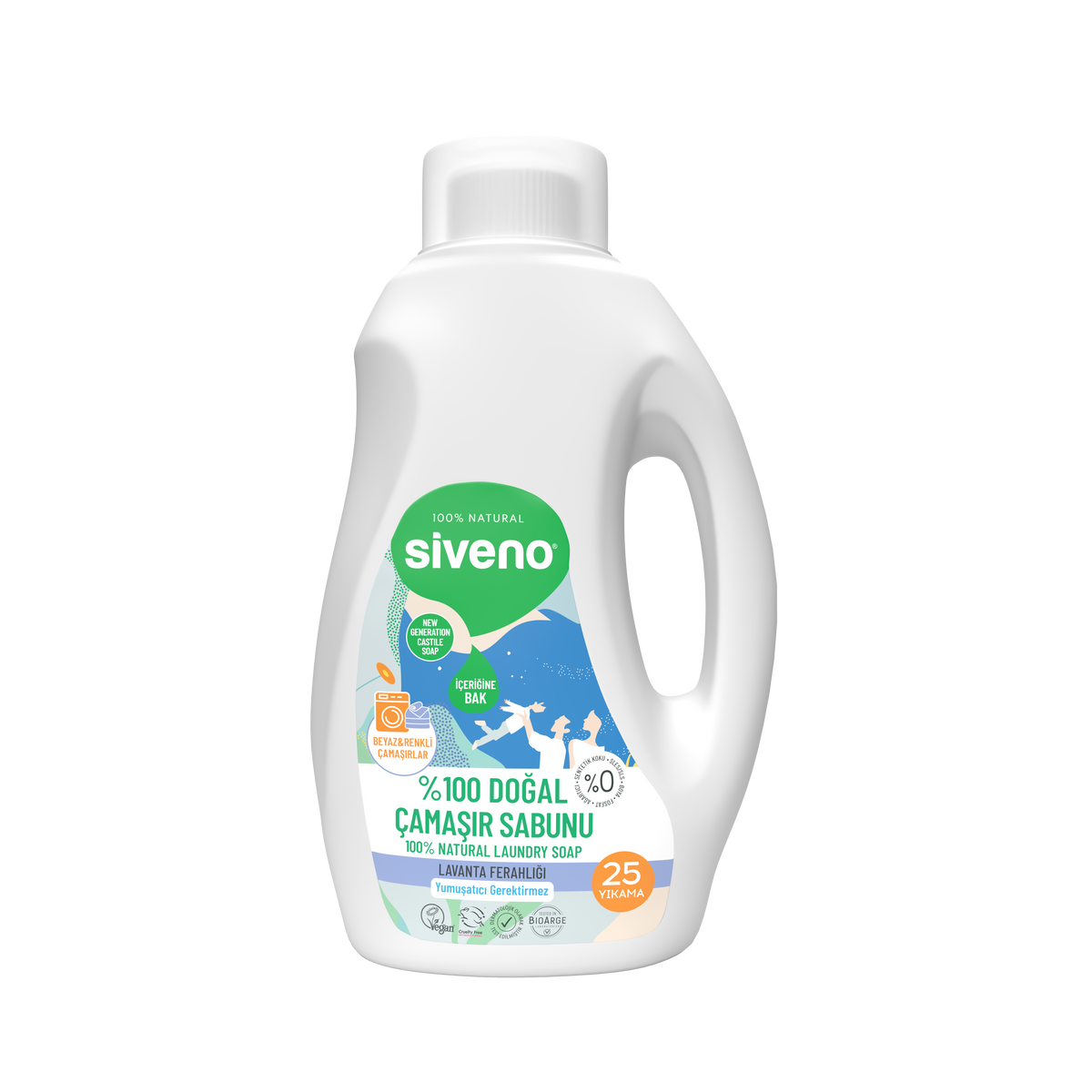 Siveno Natural Laundry Soap 750ml (25.36 fl oz)