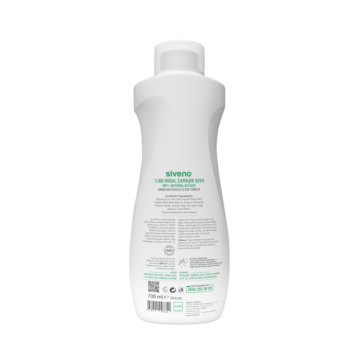 Siveno Natural Natural Bleach 700ml (23.67 fl oz)