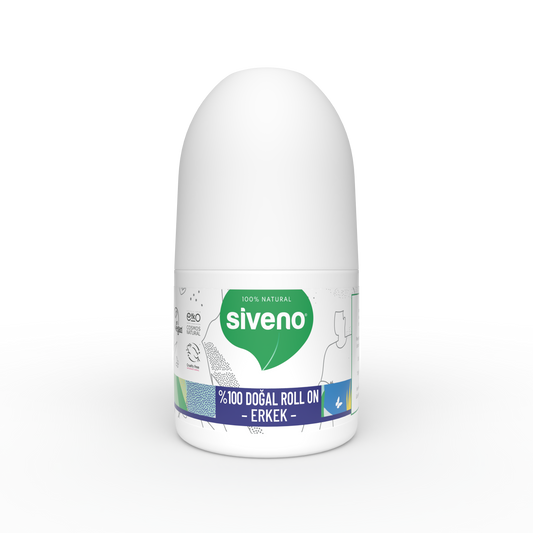 Siveno Natural Roll-On Deodorant  Men 50ml (1.69 fl oz)