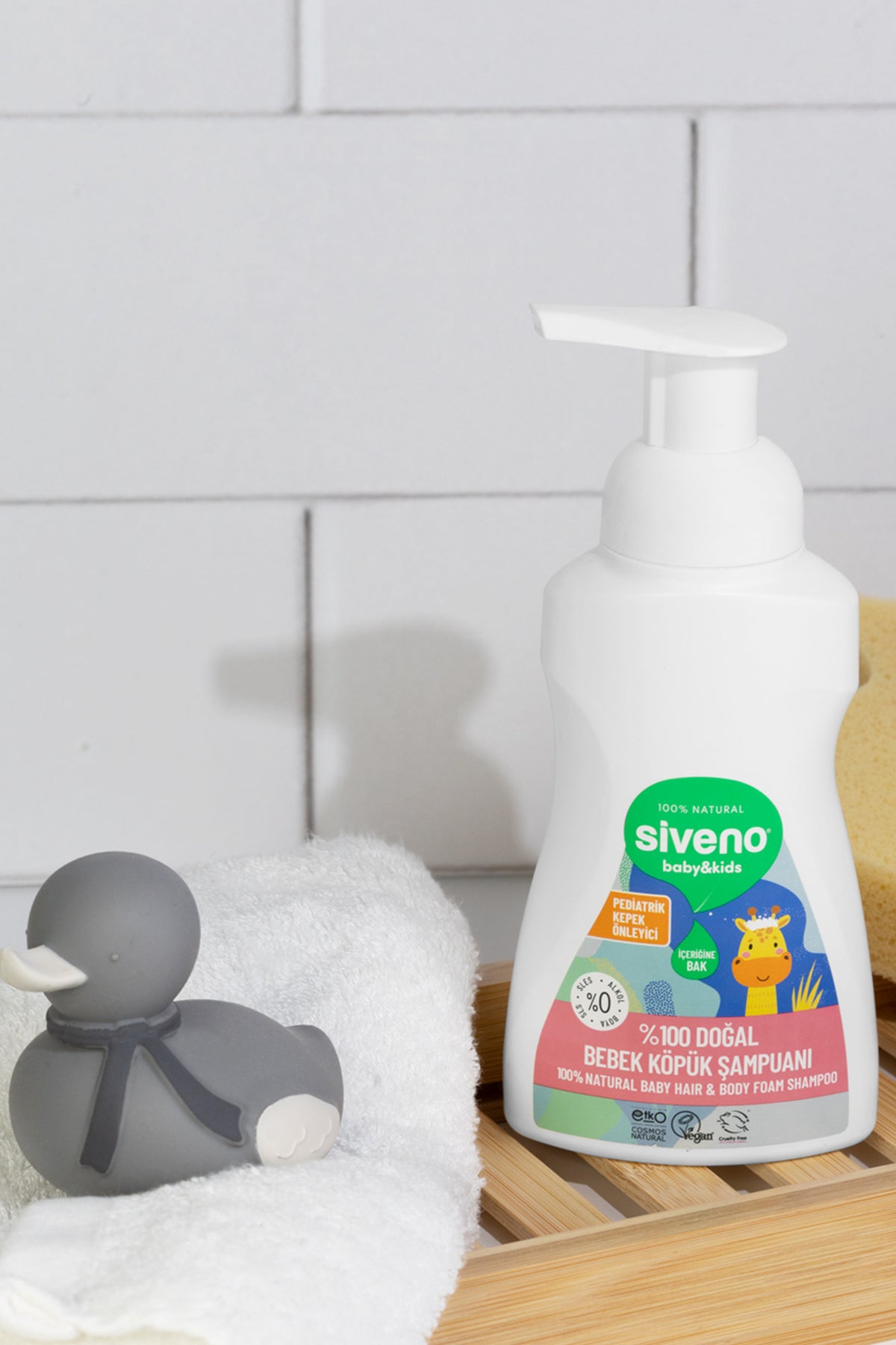 Siveno Natural Baby & Kids Natural Foam Soap 250ml (8.45 fl oz)