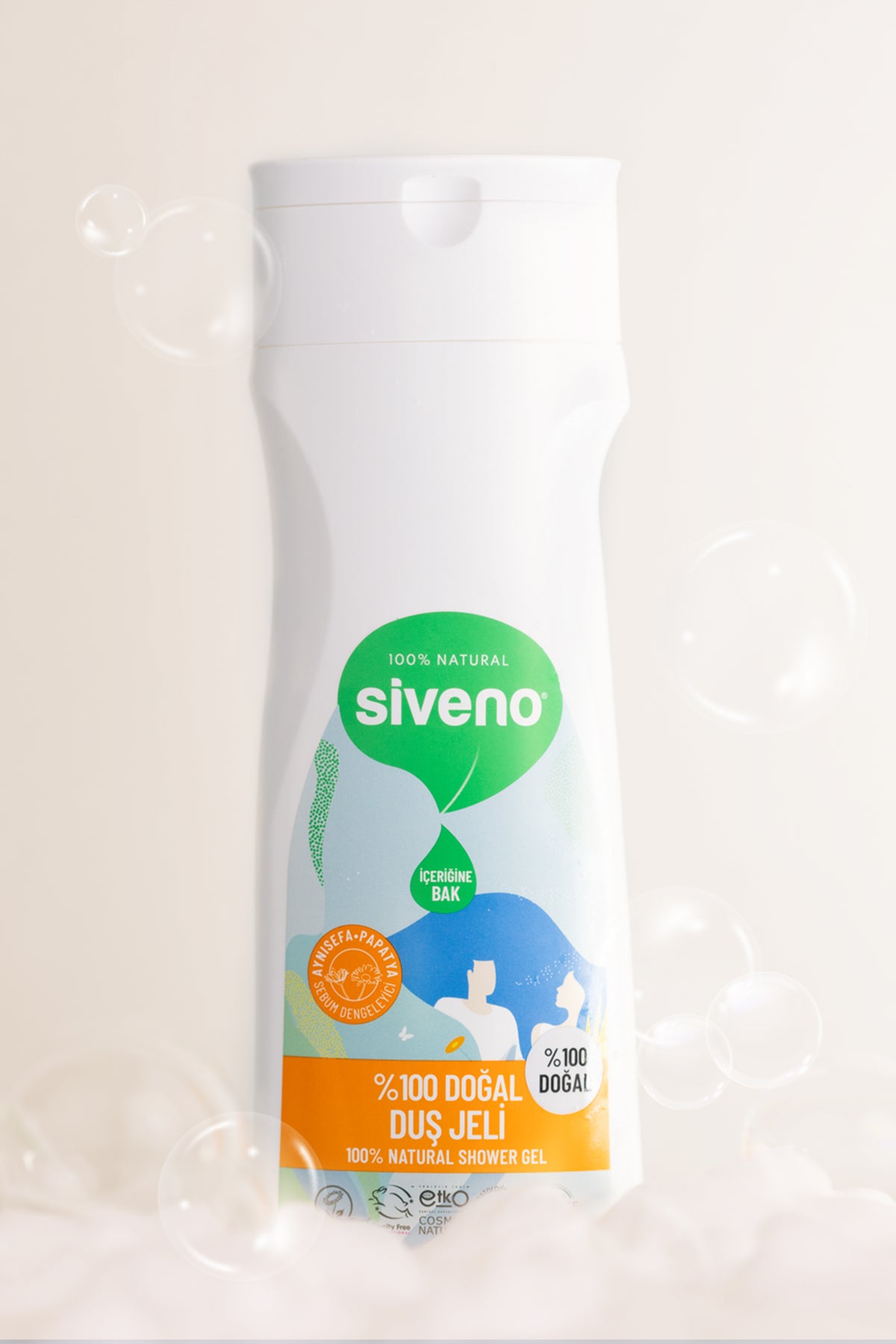 Siveno Orange Oil Natural Shower Soap 300ml (10.14 fl oz)