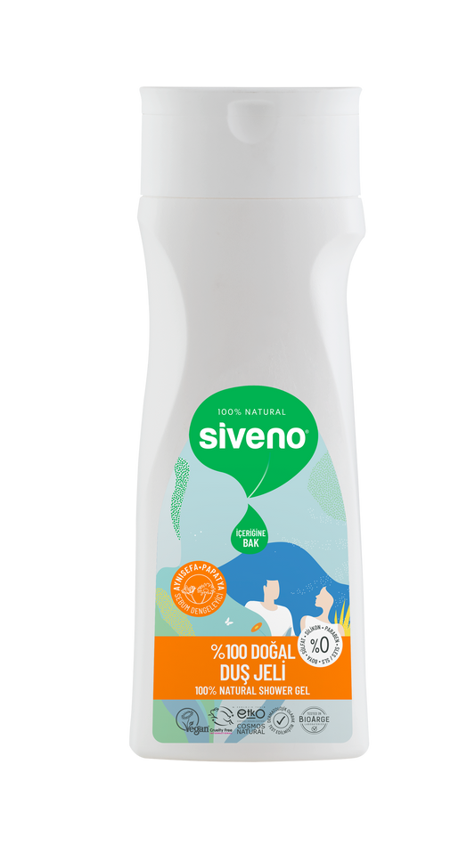 Siveno Natural Shower Gel - Calendula&Chamomile 300ml (10.14 fl oz)