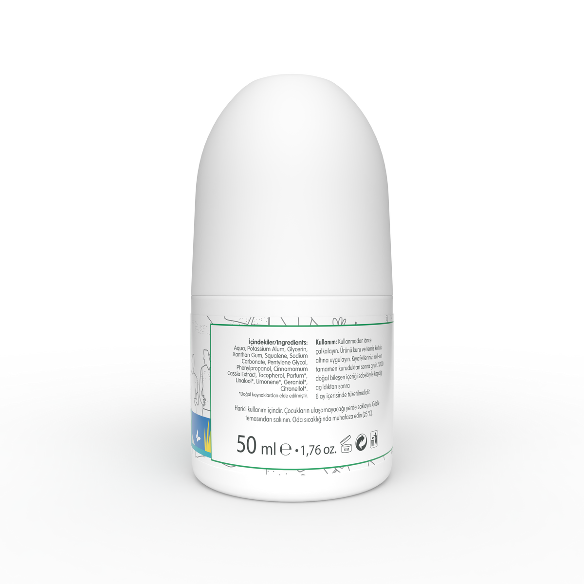 Siveno Natural Roll-on Sportive 50ml (1.69 fl oz)