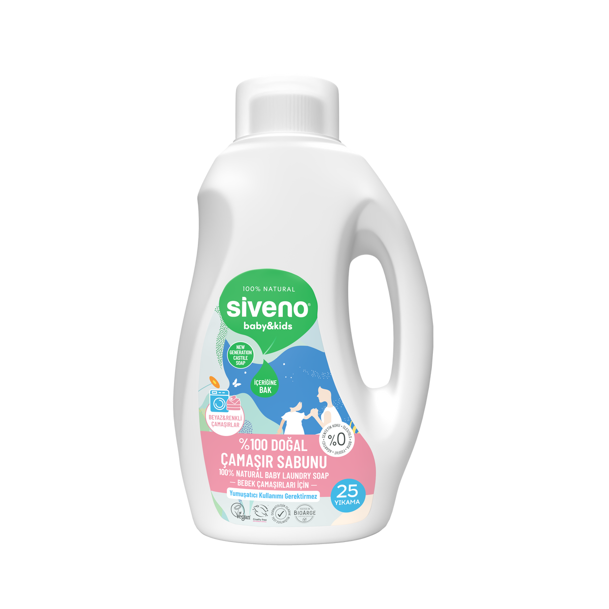 Siveno Baby Natural Laundry Soap 750ml (25.36 fl oz)