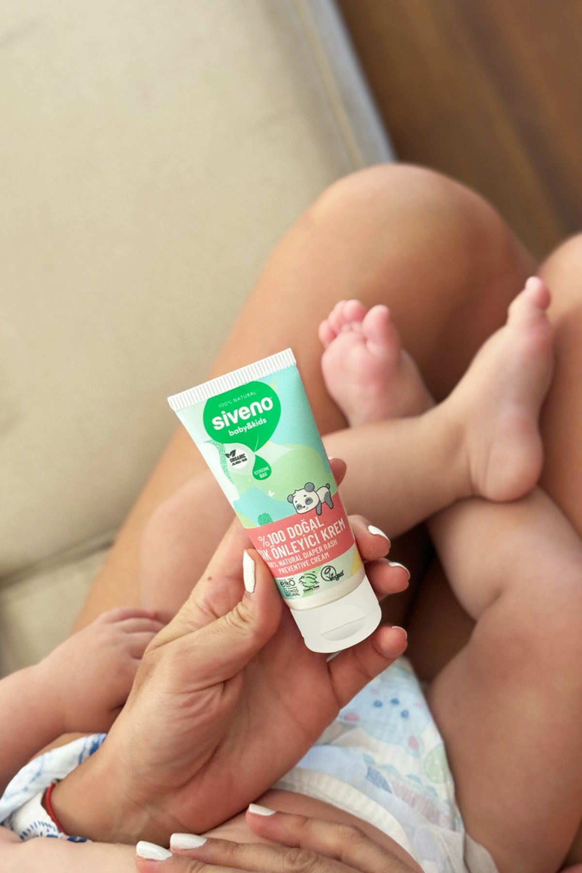Siveno Natural Diaper Rash Preventive Cream 50ml (1.69 fl oz)