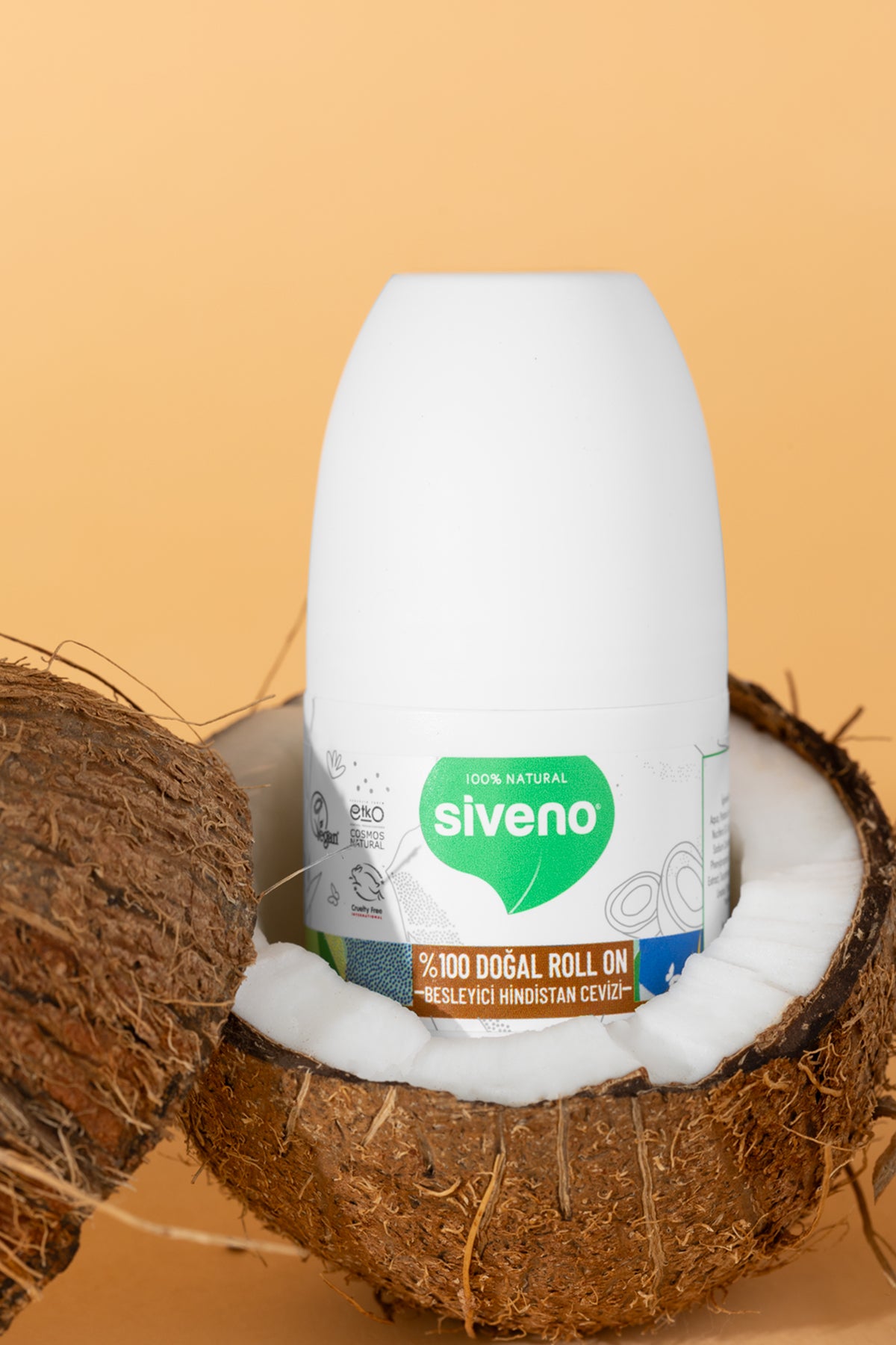 Siveno Natural Roll-on Coconut 50ml (1.69 fl oz)