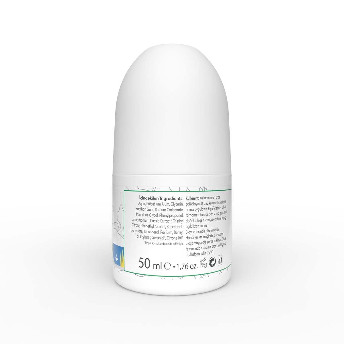 Siveno Natural Roll-on Whitening Effect 50ml (16.91 fl oz)
