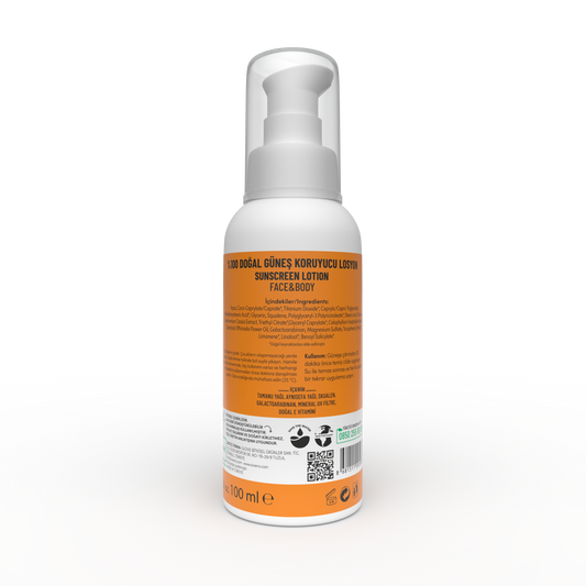 Siveno Natural Sun Lotion – All Family SPF 50 100ml (3.38 fl oz)