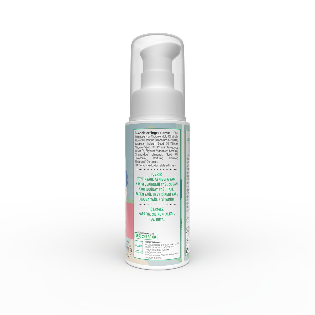 Siveno Natural Baby Oil 50ml (1.69 fl oz)