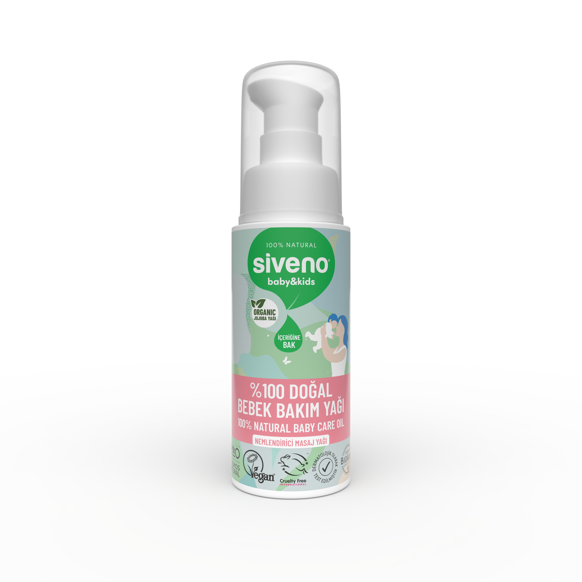 Siveno Natural Baby Oil 50ml (1.69 fl oz)