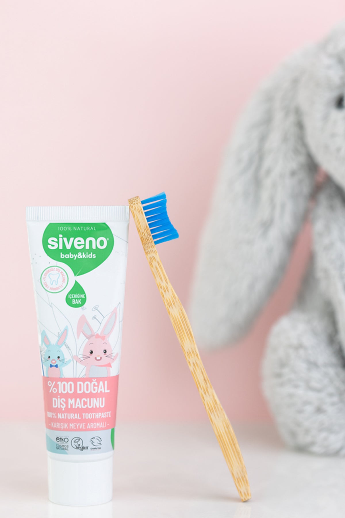 Siveno Natural Baby & Kids Toothpaste - Mixed Fruits 50ml (1.69 fl oz)
