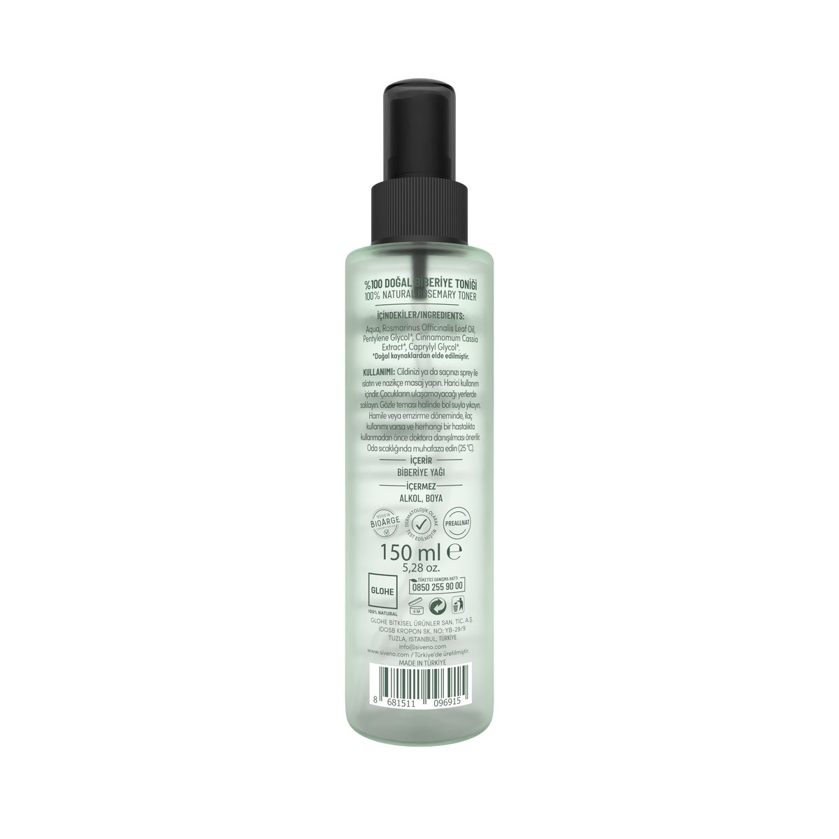 Siveno Natural Rosemary Tonic 150ml (5.07 fl oz)